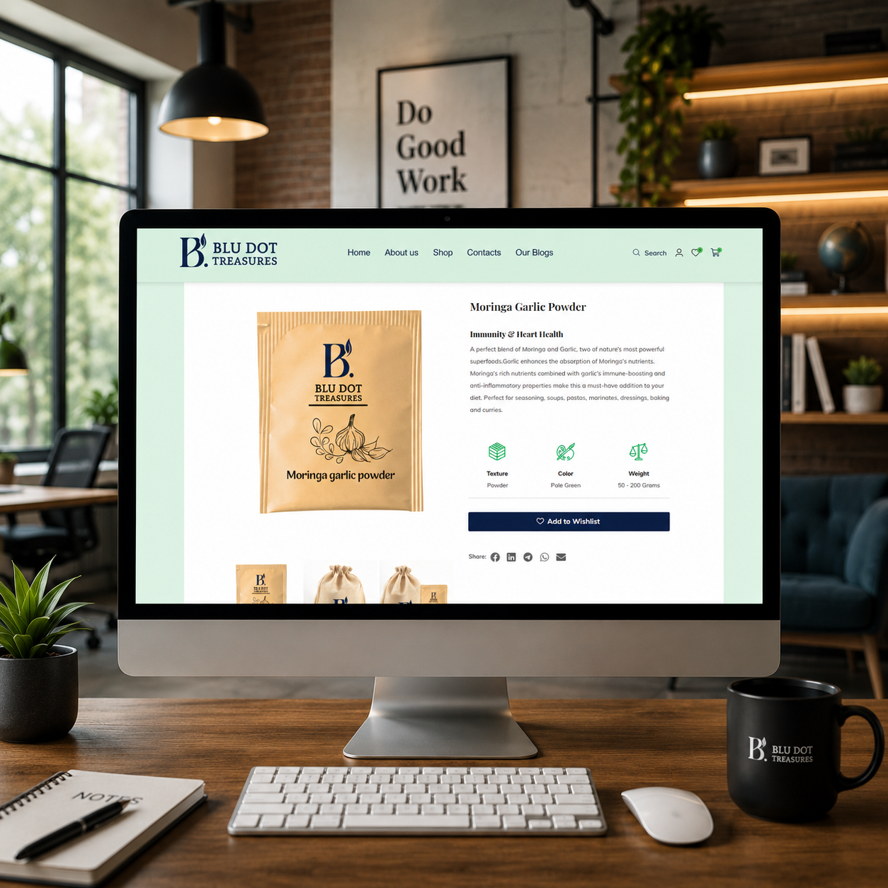 Blu Dot Treasures Premium eCommerce Website